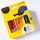 CONJUNTO 3 x Lâmpada de substituição CONE E10/20V/0,1A colorido Fabricado na Europa