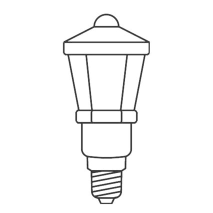 CONJUNTO 3 x Lâmpada de substituição LANTERN E10/20V/0,1A colorido Fabricado na Europa