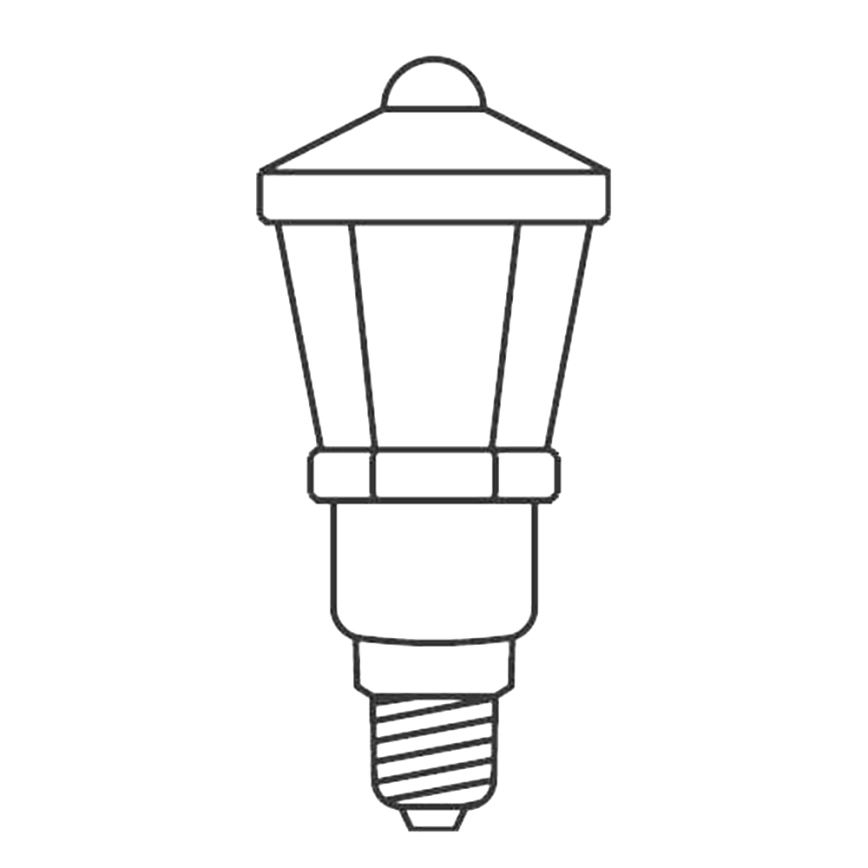 CONJUNTO 3 x Lâmpada de substituição LANTERN E10/20V/0,1A colorido Fabricado na Europa