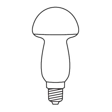 CONJUNTO 3 x Lâmpada de substituição MUSHROOM E10/20V/0,1A vermelho Fabricado na Europa