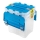 CONJUNTO 3x Caixas de arrumação DRAGON 24 l azul/transparente
