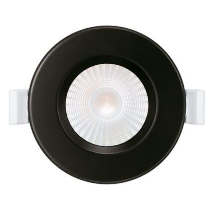 CONJUNTO 3x Focos de encastrar LED para casa de banho  LED/5,5W/230V 2700K IP65 preto