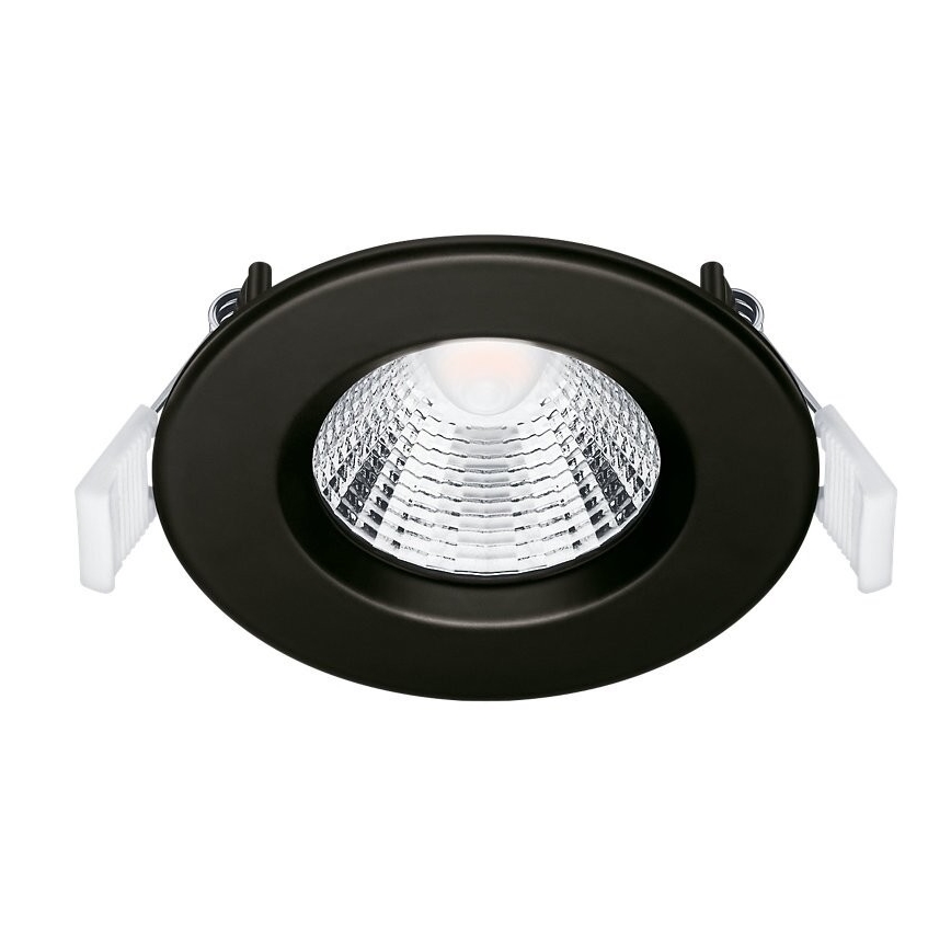 CONJUNTO 3x Focos de encastrar LED para casa de banho  LED/5,5W/230V 2700K IP65 preto