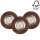 CONJUNTO 3x Focos de encastrar LED VITAR 1xGU10/5W/230V CRI 90 faia – FSC certificado