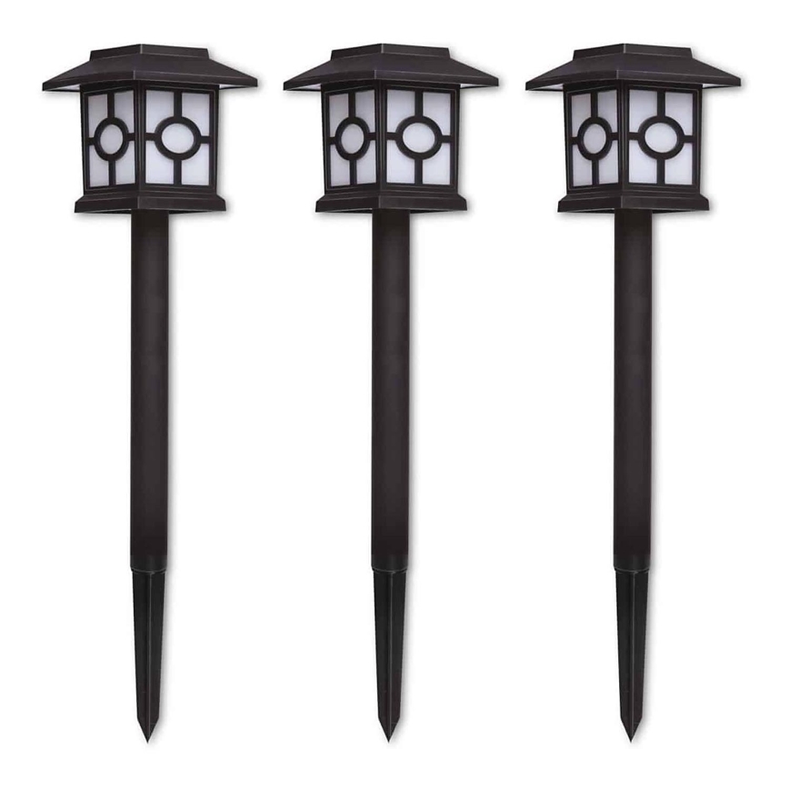 CONJUNTO 3x Iluminação solar LED LED/1,2V