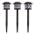 CONJUNTO 3x Iluminação solar LED LED/1,2V