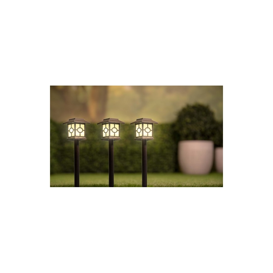 CONJUNTO 3x Iluminação solar LED LED/1,2V
