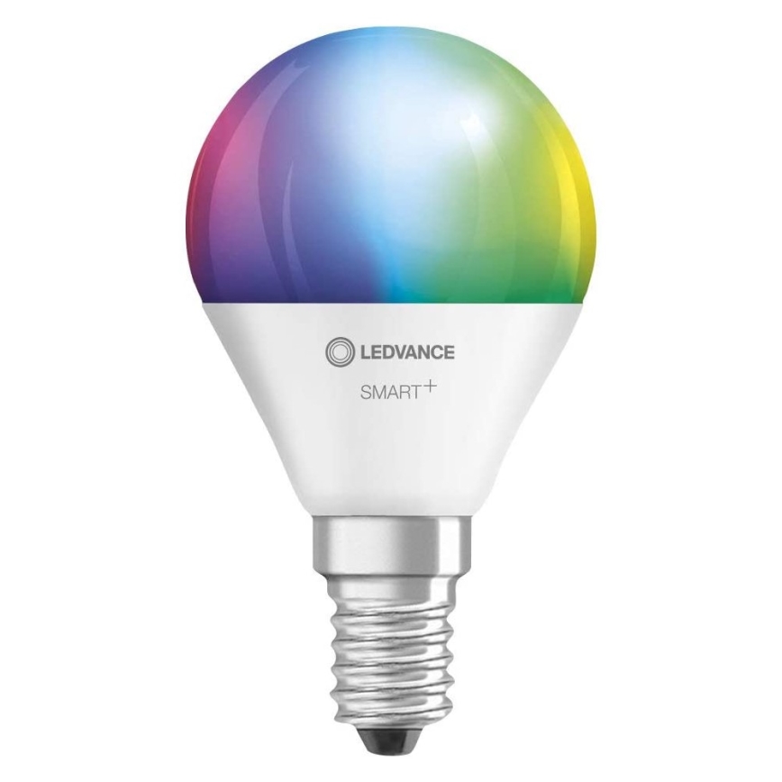 CONJUNTO 3x Lâmpada com regulação LED RGBW SMART + E14/5W/230V 2,700K-6,500K Wi-Fi - Ledvance