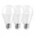 CONJUNTO 3x Lâmpada LED A60 E27/10W/230V 3000K