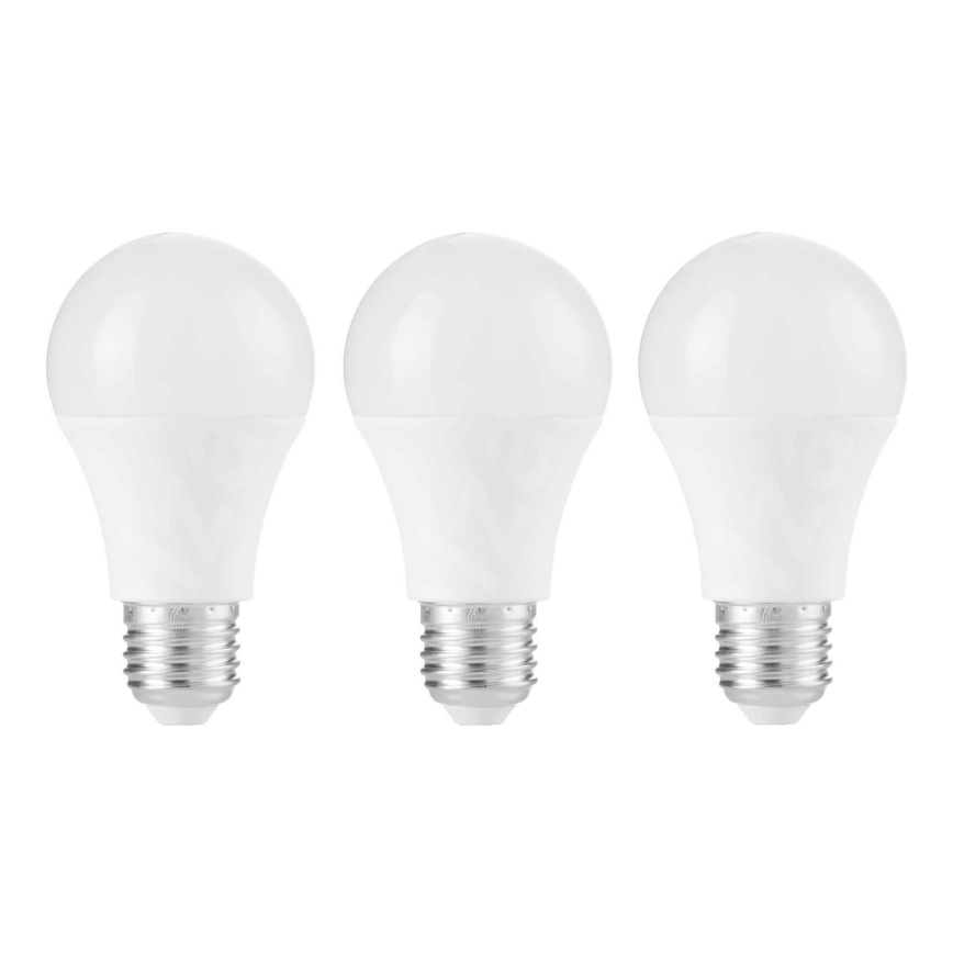 CONJUNTO 3x Lâmpada LED A67 E27/13W/230V 4000K - Attralux