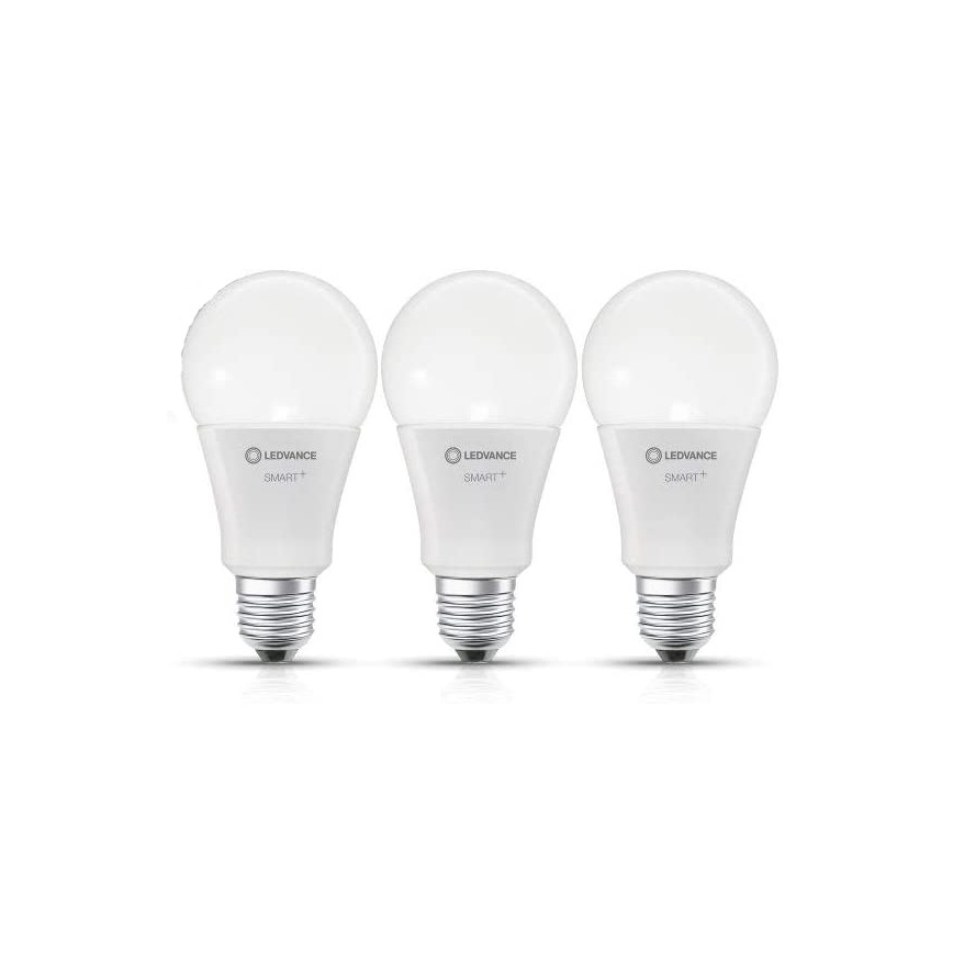 CONJUNTO 3x Lâmpada LED com regulação SMART + E27/14W/230V 2700K-6500K Wi-Fi - Ledvance