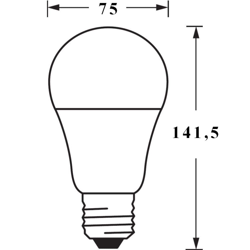 CONJUNTO 3x Lâmpada LED com regulação SMART + E27/14W/230V 2700K-6500K Wi-Fi - Ledvance