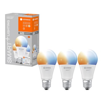 CONJUNTO 3x Lâmpada LED com regulação SMART + E27/14W/230V 2700K-6500K Wi-Fi - Ledvance