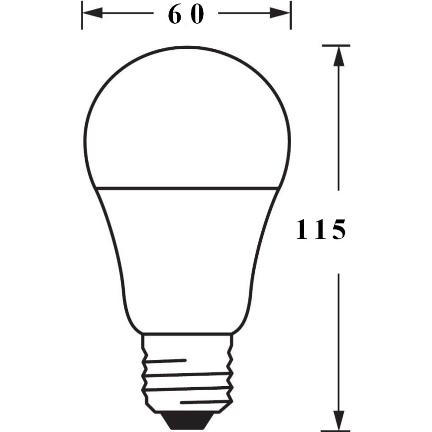 CONJUNTO 3x Lâmpada LED com regulação SMART + E27/9,5W/230V 2700K-6500K Wi-Fi - Ledvance
