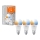 CONJUNTO 3x Lâmpada LED com regulação SMART + E27/9,5W/230V 2700K-6500K Wi-Fi - Ledvance