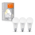 CONJUNTO 3x Lâmpada LED com regulação SMART + E27/9,5W/230V 2700K Wi-Fi - Ledvance