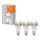 CONJUNTO 3x Lâmpada LED com regulação SMART + E27/9W/230V 2700K-6500K Wi-Fi - Ledvance