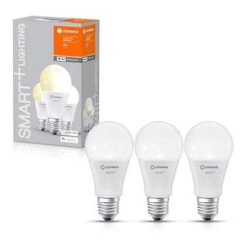 CONJUNTO 3x Lâmpada LED com regulação SMART+ E27/9W/230V 2700K Wi-Fi - Ledvance