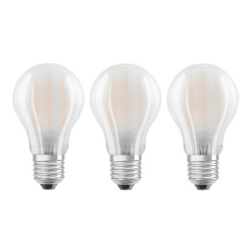 CONJUNTO 3x Lâmpada LED E27/7W/230V 2700K