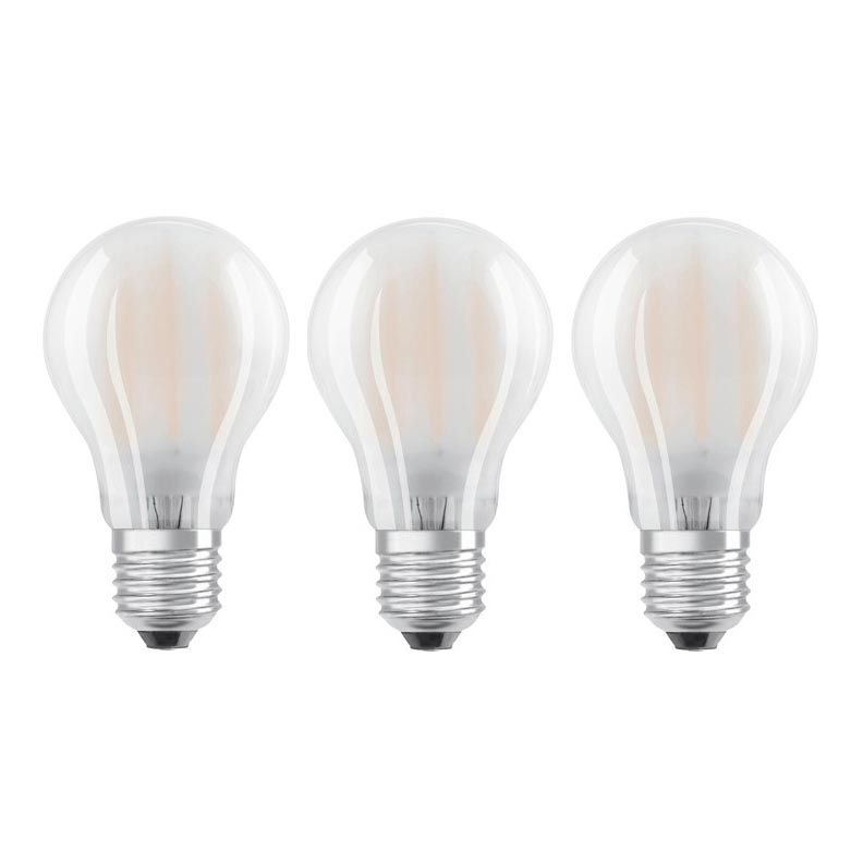 CONJUNTO 3x Lâmpada LED E27/7W/230V 2700K