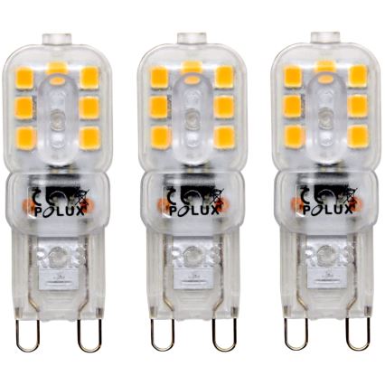 CONJUNTO 3x Lâmpada LED G9/2,5W/230V 3000K