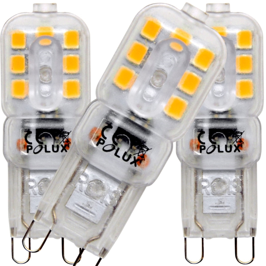 CONJUNTO 3x Lâmpada LED G9/2,5W/230V 3000K