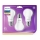 CONJUNTO 3x Lâmpada LED Philips E27/5,5W/230V 2700K