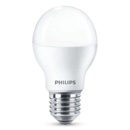 CONJUNTO 3x Lâmpada LED Philips E27/6W/230V 2700K