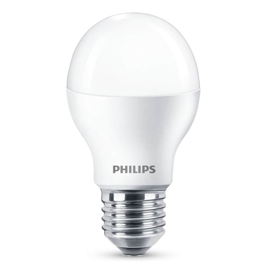 CONJUNTO 3x Lâmpada LED Philips E27/6W/230V 2700K