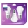 CONJUNTO 3x Lâmpada LED Philips E27/8W/230V 2700K