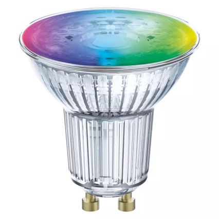 CONJUNTO 3x Lâmpada LED RGBW com regulação SMART + GU10/4,9W/230V 2,700K-6,500K Wi-Fi - Ledvance