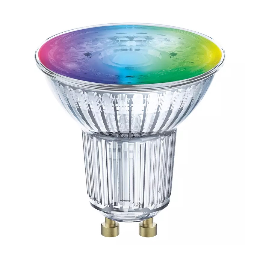 CONJUNTO 3x Lâmpada LED RGBW com regulação SMART + GU10/4,9W/230V 2,700K-6,500K Wi-Fi - Ledvance