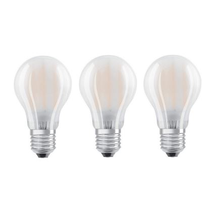 CONJUNTO 3x Lâmpada LED VINTAGE E27/7W/230V 2700K - Osram