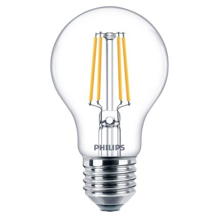 CONJUNTO 3x Lâmpada LED VINTAGE Philips E27/4,3W/230V 2700K