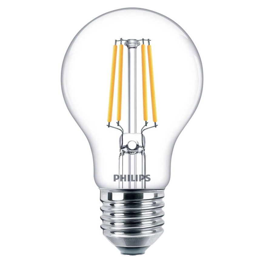 CONJUNTO 3x Lâmpada LED VINTAGE Philips E27/4,3W/230V 2700K