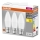 CONJUNTO 3x Lâmpadas LED B38 B22d/4,9W/230V 3000K - Osram