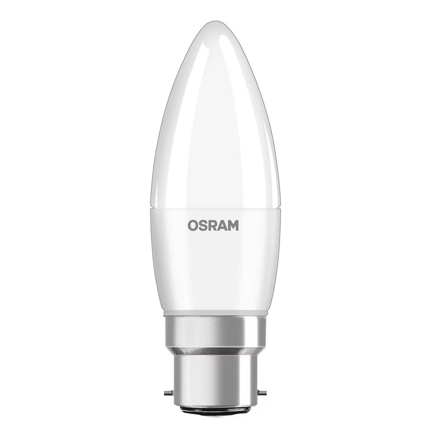 CONJUNTO 3x Lâmpadas LED B38 B22d/4,9W/230V 3000K - Osram