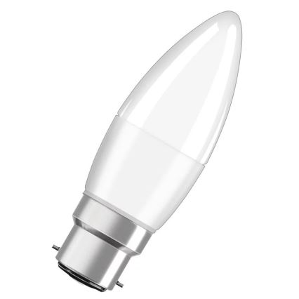 CONJUNTO 3x Lâmpadas LED B38 B22d/4,9W/230V 3000K - Osram