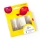 CONJUNTO 3x Lâmpadas LED de substituição CONE E10/20V/0,1A transparente, Feita na UE