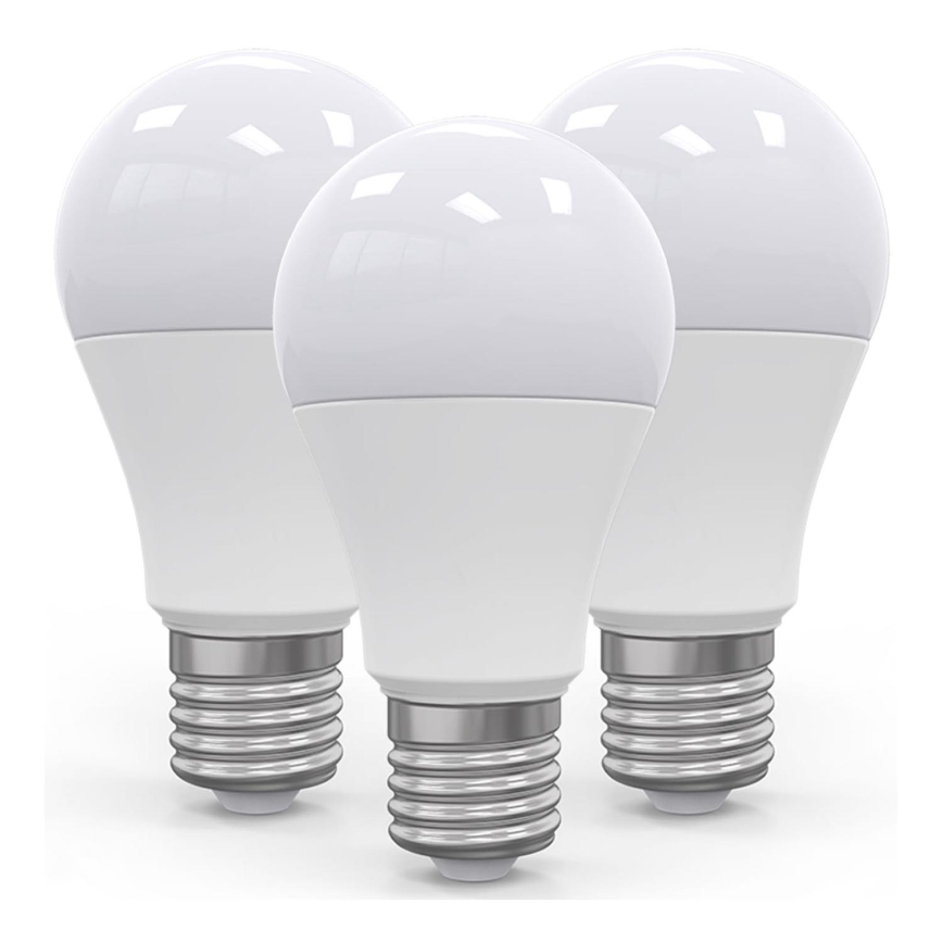 CONJUNTO 3x Lâmpadas LED E27/15W/230V 2800K