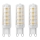 CONJUNTO 3x Lâmpadas LED ECOLINE G9/4,5W/230V 3000K - Brilagi