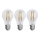 CONJUNTO 3x Lâmpadas LED FILAMENT A60 E27/3,8W/230V 4000K Classe energética A