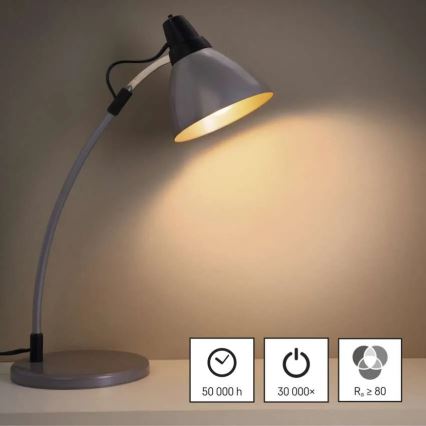 CONJUNTO 3x Lâmpadas LED FILAMENT A60 E27/5W/230V 2700K Classe energética A