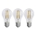 CONJUNTO 3x Lâmpadas LED FILAMENT A60 E27/5W/230V 4000K Classe energética A