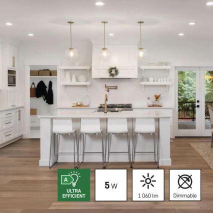CONJUNTO 3x Lâmpadas LED FILAMENT A60 E27/5W/230V 4000K Classe energética A