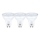 CONJUNTO 3x Lâmpadas LED GU10/3,1W/230V 2700K - GP