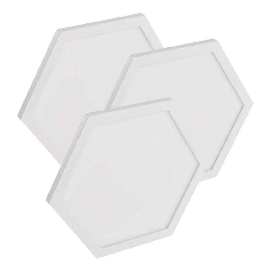 CONJUNTO 3x LED RGBIC+CCT Painel com regulação - extensão 3xLED/1,8W/230V Wi-Fi Tuya