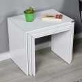 CONJUNTO 3x Mesa de centro branco