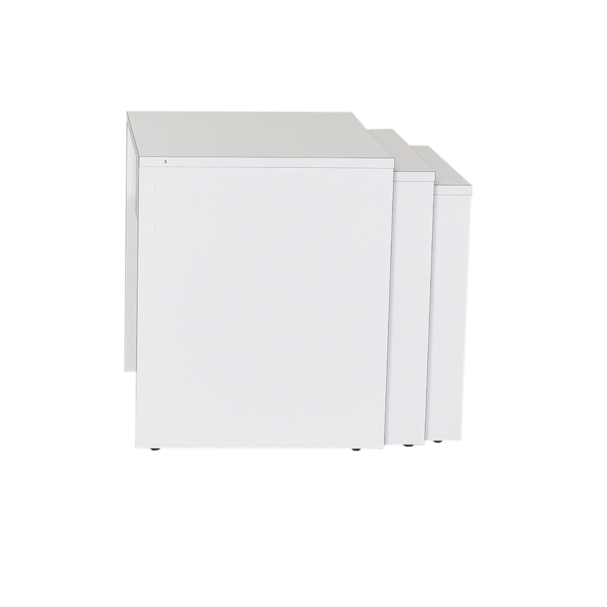 CONJUNTO 3x Mesa de centro branco
