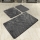 CONJUNTO 3x Tapetes para casa de banho ALYA 60/60/100 cm antracite